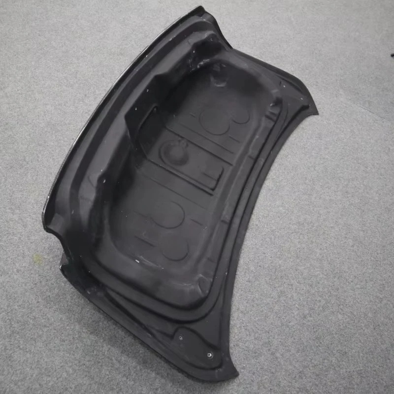 High Glossy Carbon Fiber Rear Trunk Accessory for Infiniti Q60 Trunk Boot Lid Cover Hood